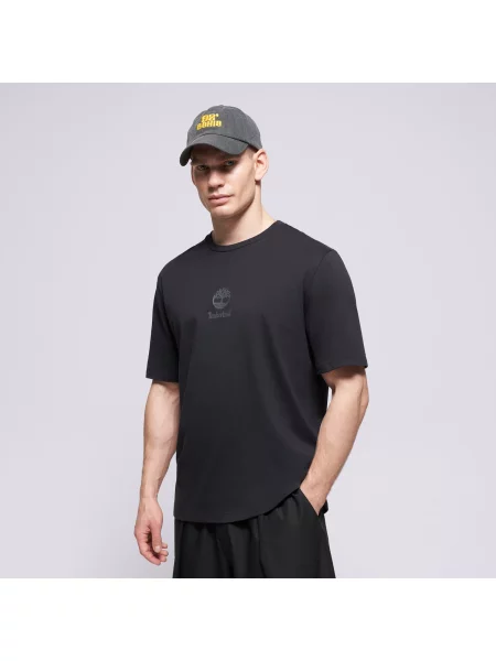 Timberland T-Shirt New Small Logo Print czarna