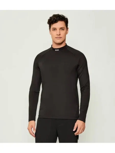 Tricou mânecă lungă Boss Green negru