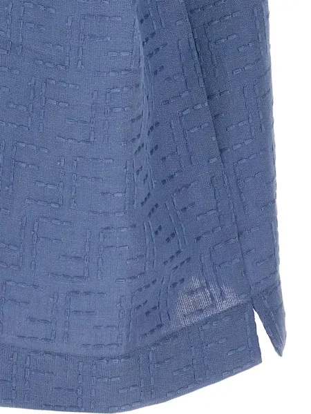 Cămașă Fendi scurtă albastru