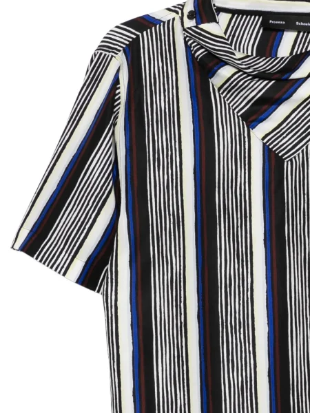 Top Proenza Schouler cu dungi negru
