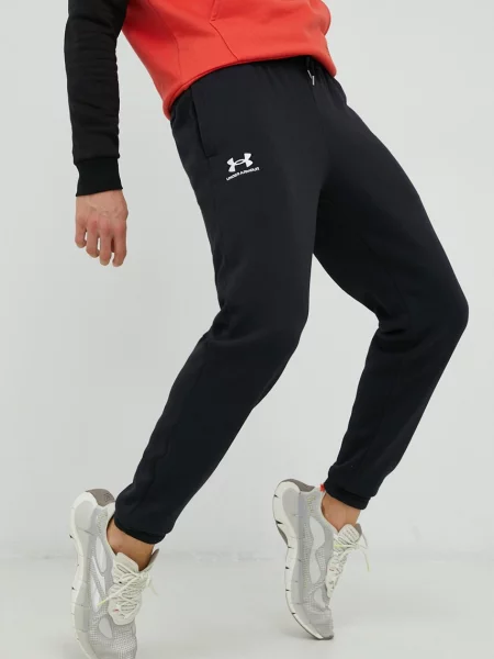 Under Armour pantaloni de trening barbati neted negru