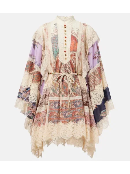 Рокля Zimmermann бродирана на цветя