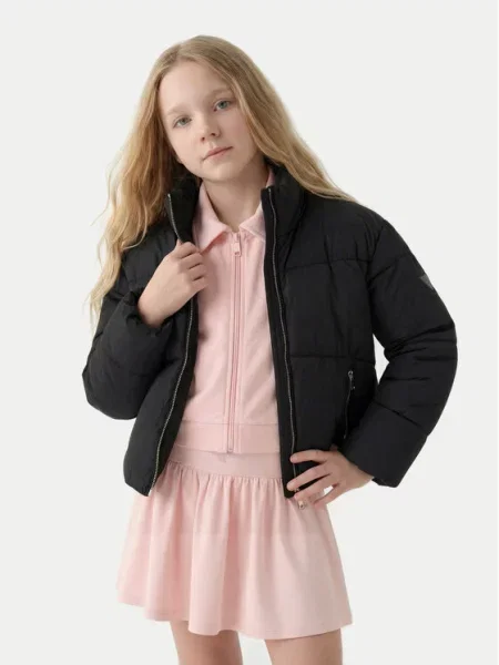 Guess Зимно яке Oversize черен