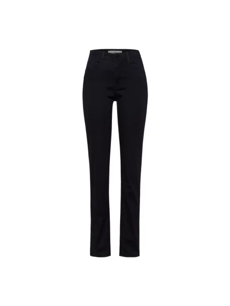 Satynowe proste jeansy Brax niebieskie