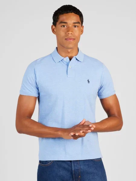 Polo Ralph Lauren Tričko námornícka modrá / svetlomodrá