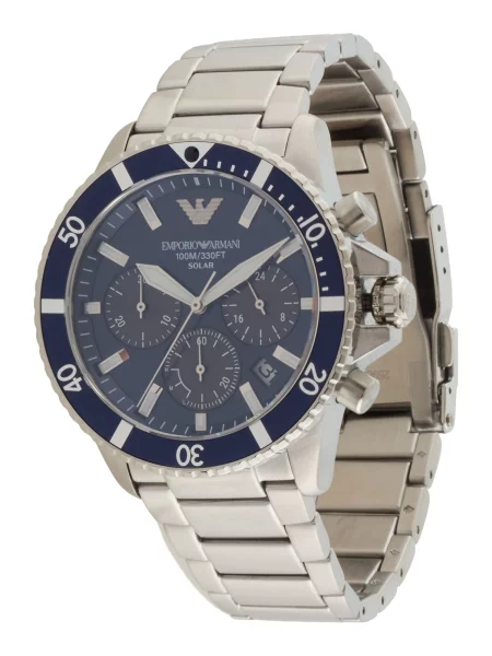 Emporio Armani Ceas analogic WORLD EXPLORER argintiu