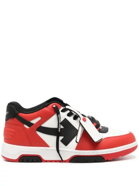 Sneakerși Off-white business alb