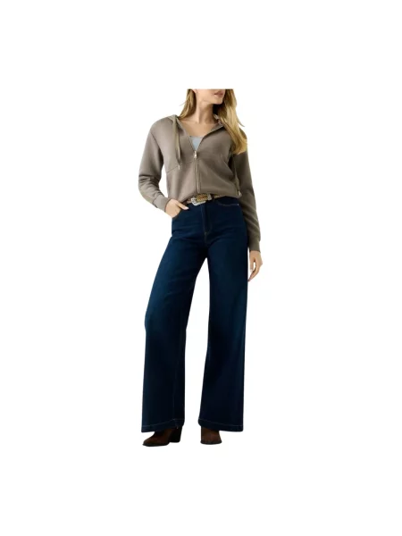 Bluza z kapturem Guess brązowa