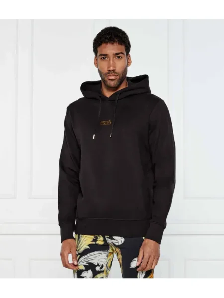 Versace Jeans Couture Pulóver PLACKET fekete