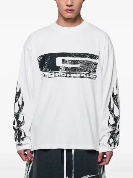 Tricou Godmade cu imagine alb