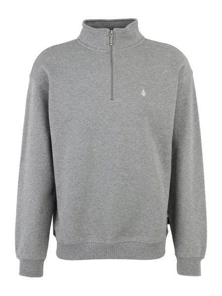 Volcom Mikina SINGLE STONE melírovaná sivá