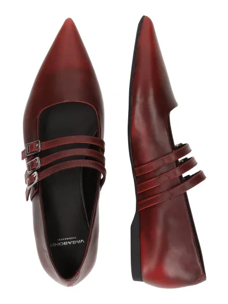 Kožené balerínky Vagabond Shoemakers HERMINE červená