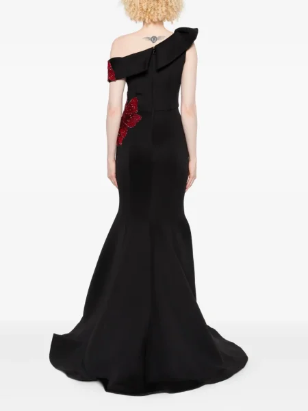 Rochie Aavva cu paiete de costum negru