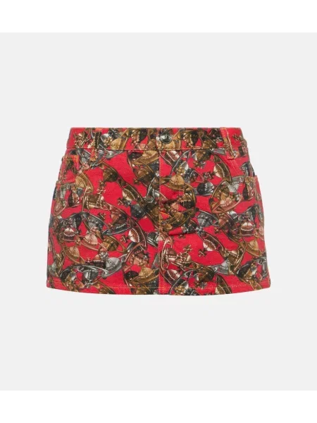 Fustă Vivienne Westwood cu imagine