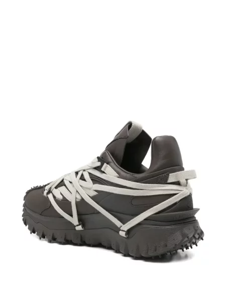 Sneakerși Moncler + Rick Owens maro