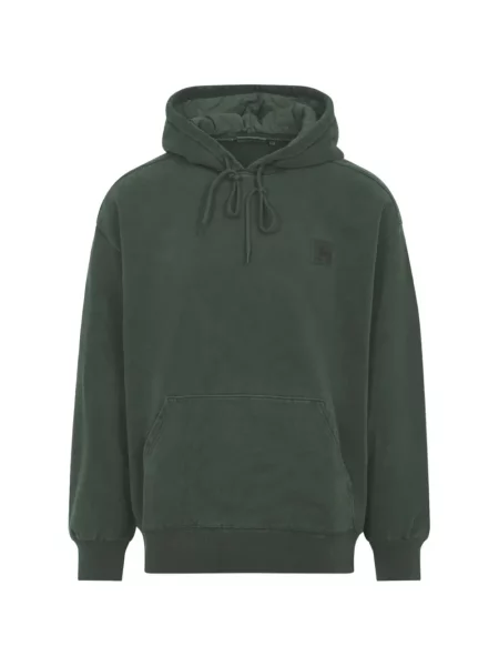 Hanorac cu glugă Carhartt Wip cu autograf verde