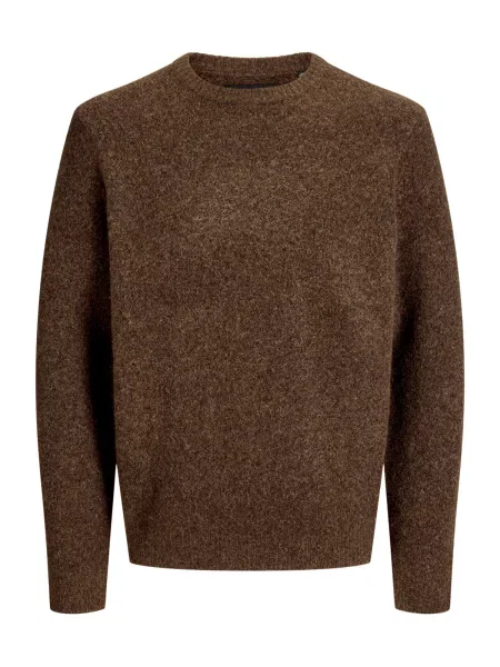 JACK & JONES Pulover JPRBLASIMON amestecat maro