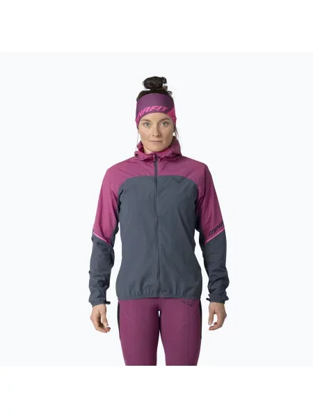 Geacă de alergare pentru femei DYNAFIT Alpine Wind magenta
