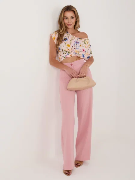 Bluzka Sublevel z krótkim rękawem różowa