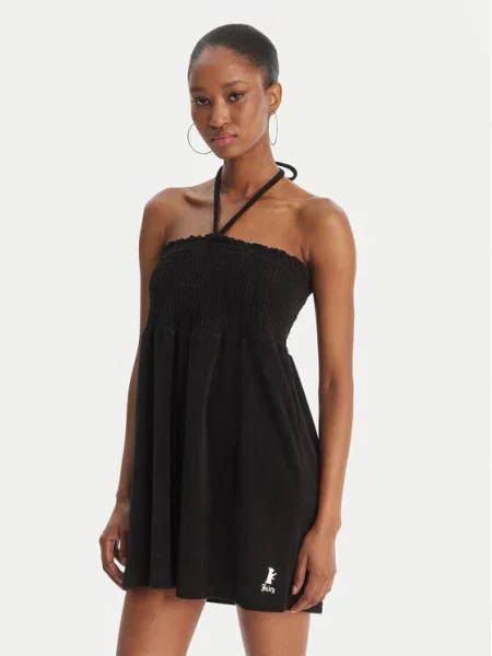 Juicy Couture Rochie de vară Smocked Terry negru