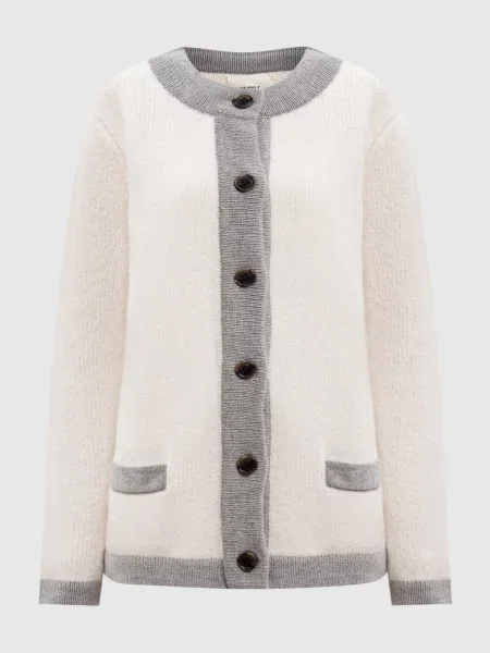 Кардиган Aera з кашеміром Lisa Yang білий