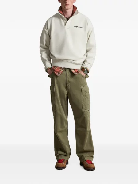 Șosete Polo Ralph Lauren cu model herringbone cu broderie plasă albastru