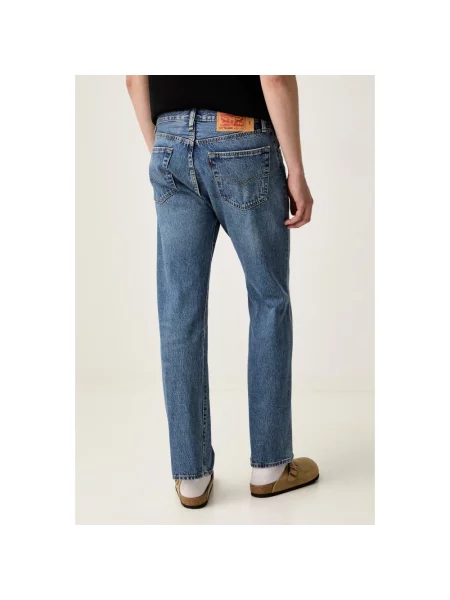 Szerokie jeansy Levi's 501 niebieskie