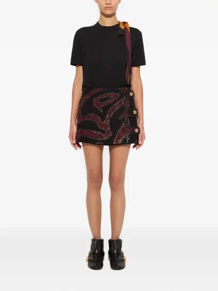 Tricou Pucci de lână negru