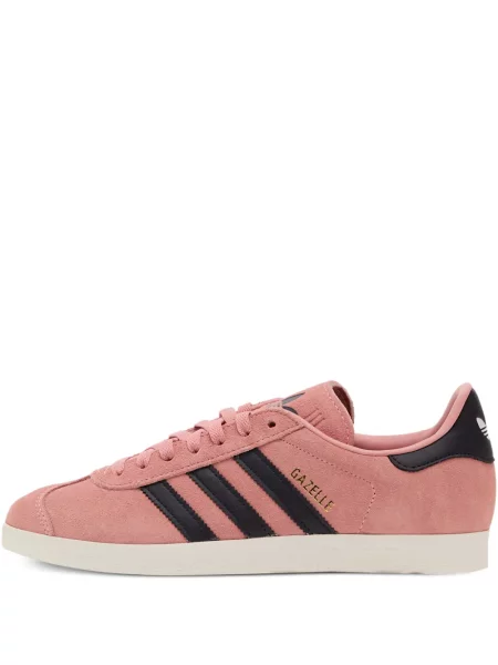 Papuci Adidas din piele de căprioară cu platformă verde