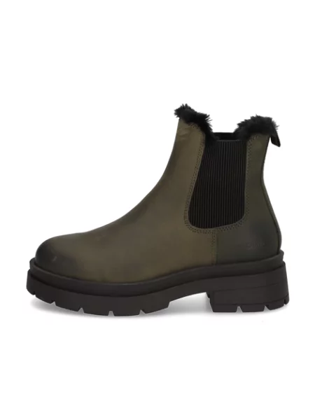 Kožené chelsea boots Pat Calvin zelené