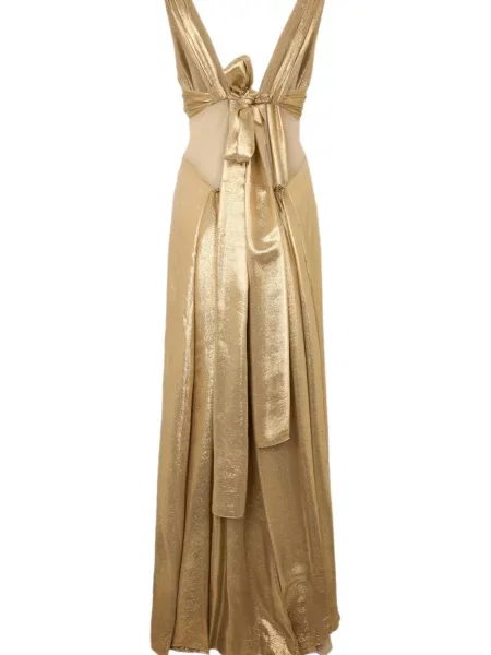 Rochie maxi Alberta Ferretti fără mâneci