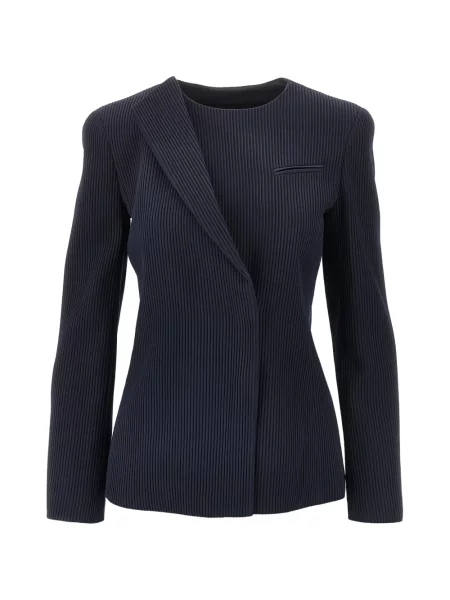 Sacou Emporio Armani asimetric albastru