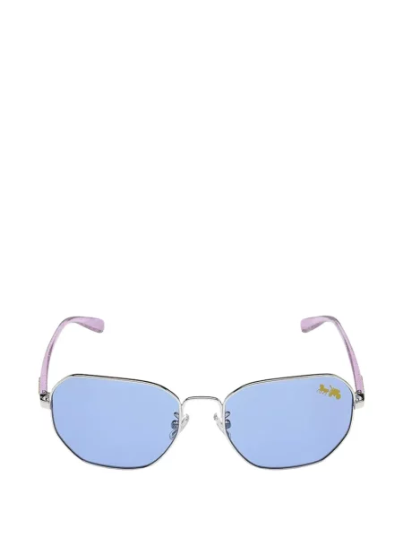 Ochelari de soare Coach cu imprimeu geometric roz