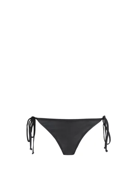 Bikini Ganni z logo czarne