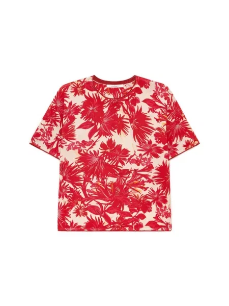 Koszulka graficzna Maliparmi z nadrukiem czerwony