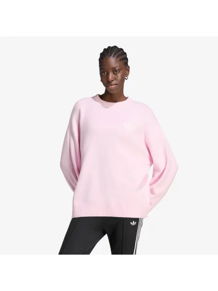 Pulover adidas Originals Athl Dept Knitted Sweater Clear Pink M roz