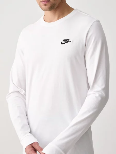 Тениска с дълъг ръкав Nike Sportswear с дълъг ръкав бяло
