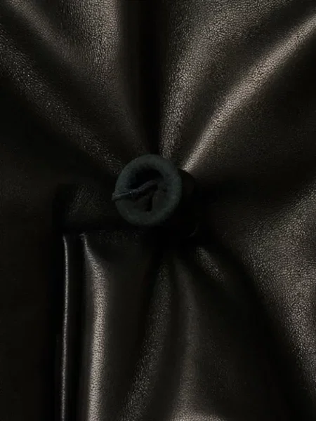 Geanta de piele Doublet negru