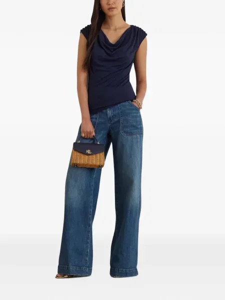 Top Lauren Ralph Lauren modrá