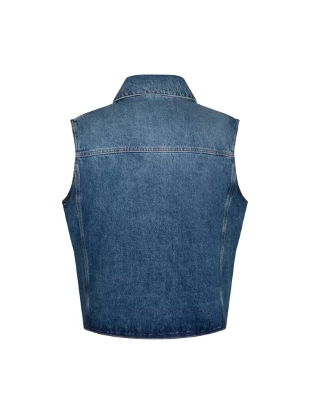 Kamizelka jeansowa Givenchy niebieska