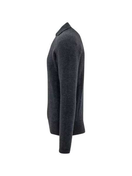 Lung tricou polo Rakki albastru