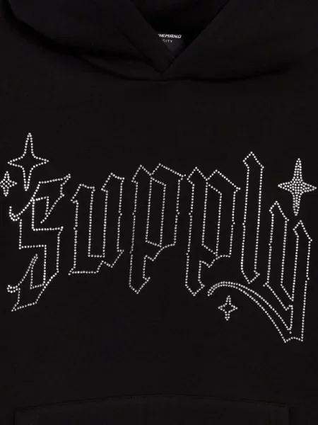 Supply&demand Bluza Z Kapturem Shard Hd Blk-Blk czarna