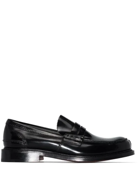 Pantofi loafer Church's din piele negru