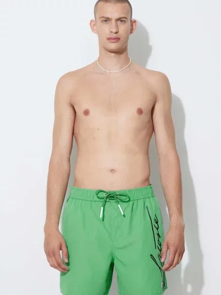 Шорты Lacoste зеленые