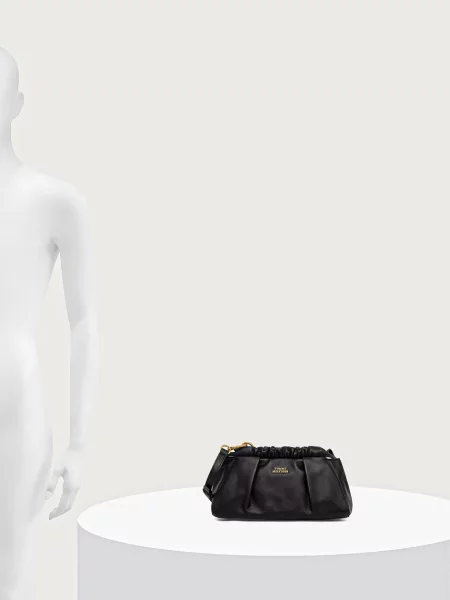 Tommy Hilfiger чанта crossbody дамска от кожа черно