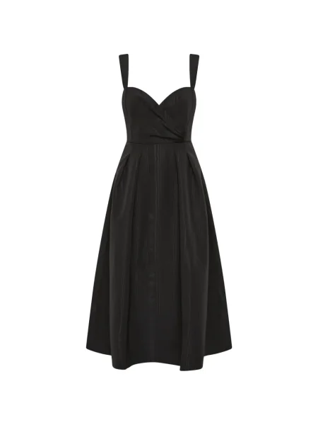 Kostiumas midi suknelė Rebecca Vallance iki kelių juoda