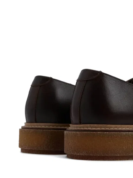 Pantofi derby Barbour din piele negru