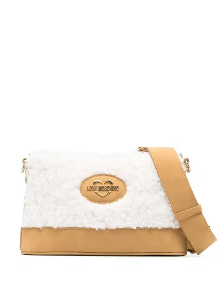 Geanta crossbody Love Moschino din piele de oaie
