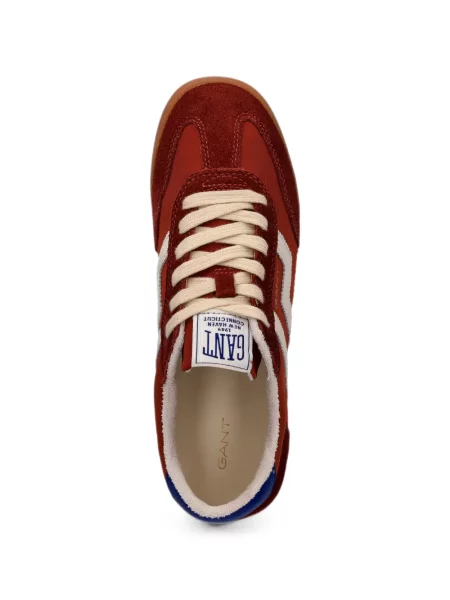 Szarvasbőr sneaker Gant nyomtatás piros