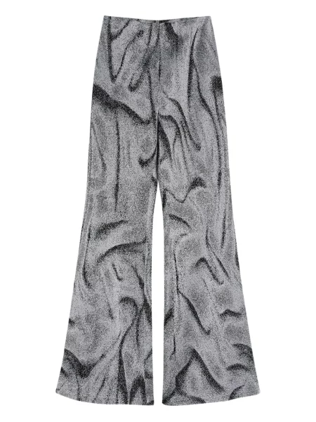 Pantaloni Maccapani cu imagine negru